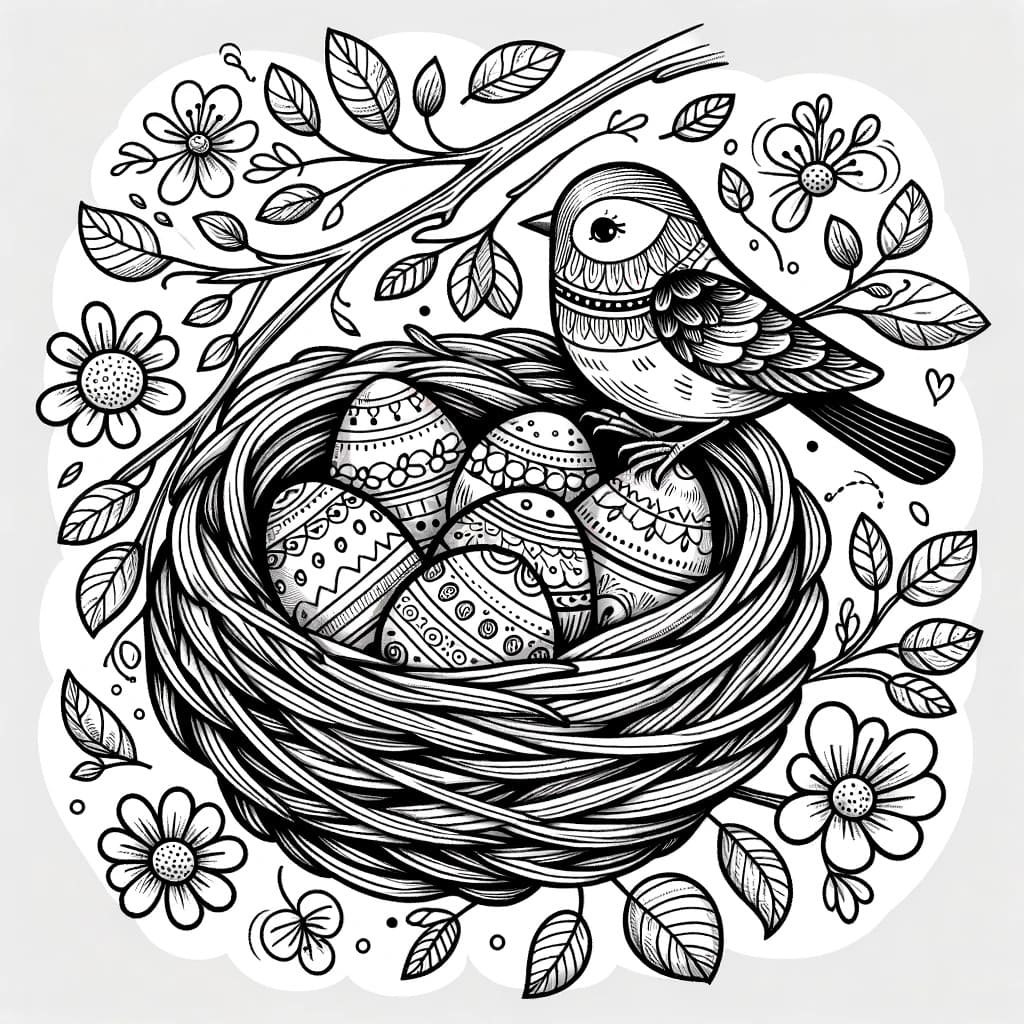 COLORIAGE PAQUES_9