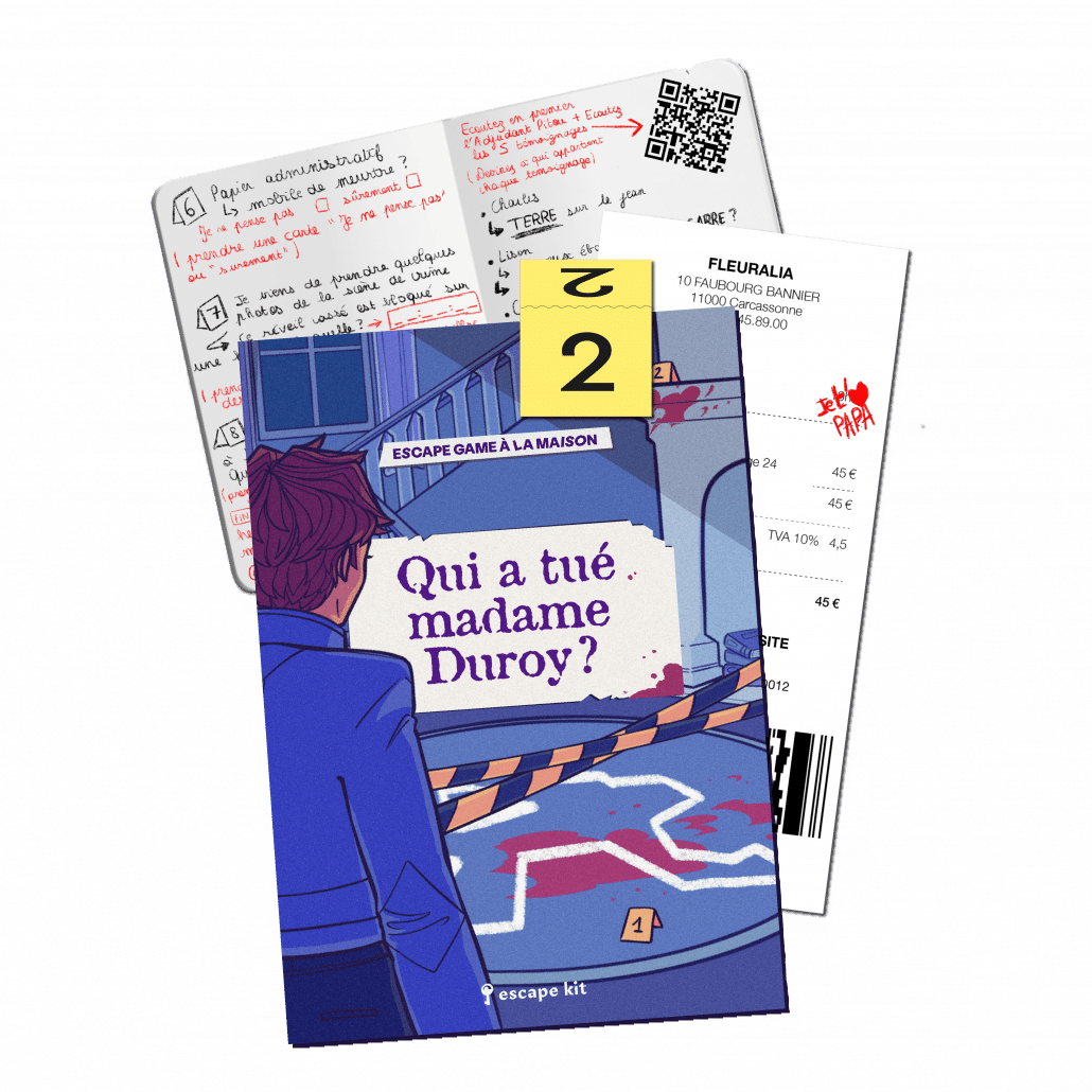 CLUEDO GEANT - MME DUROY ESCAPE GAME