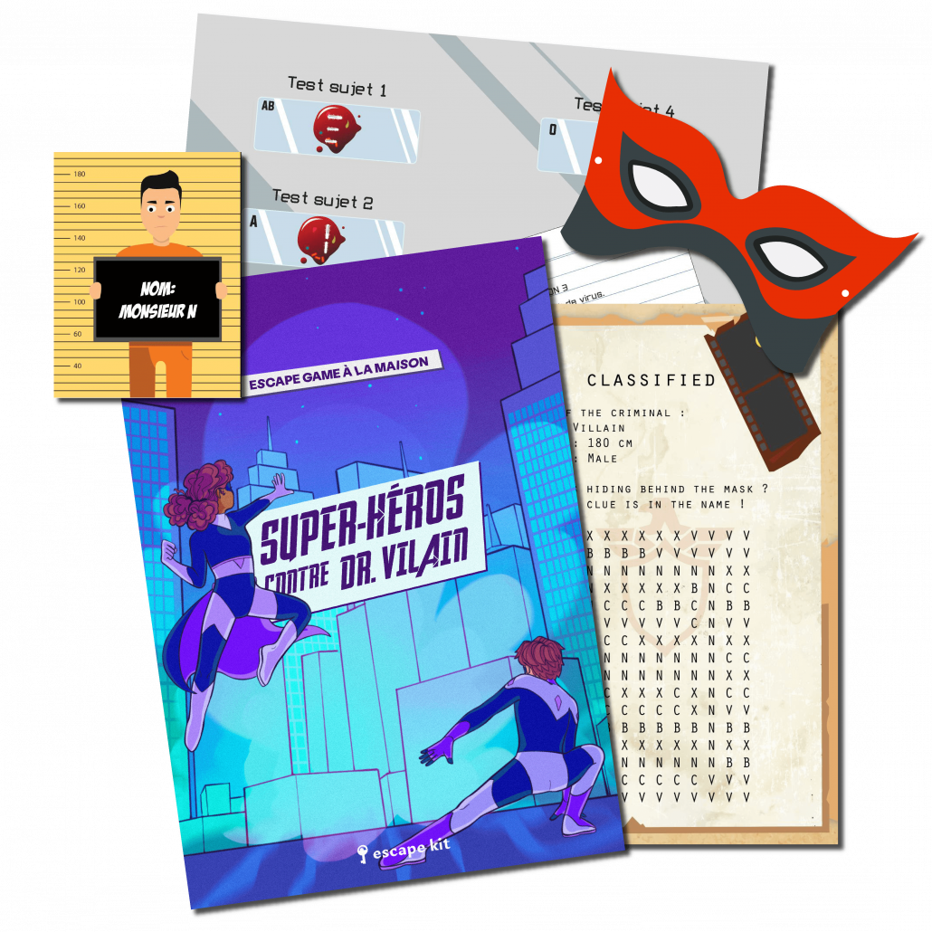 SUPER HEROS_ESCAPE GAME MAISON